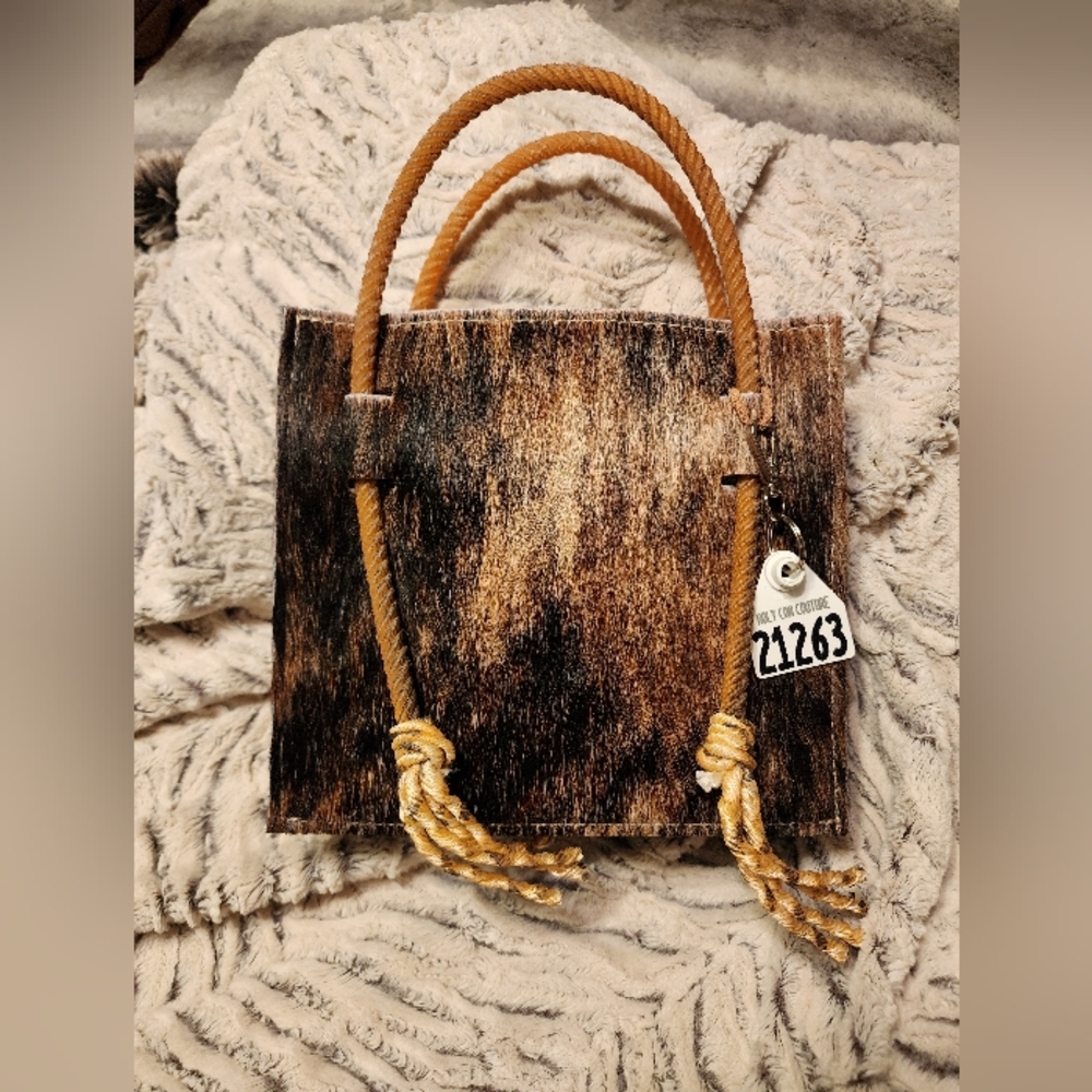 Holy Cow Couture Mini Rope Purse